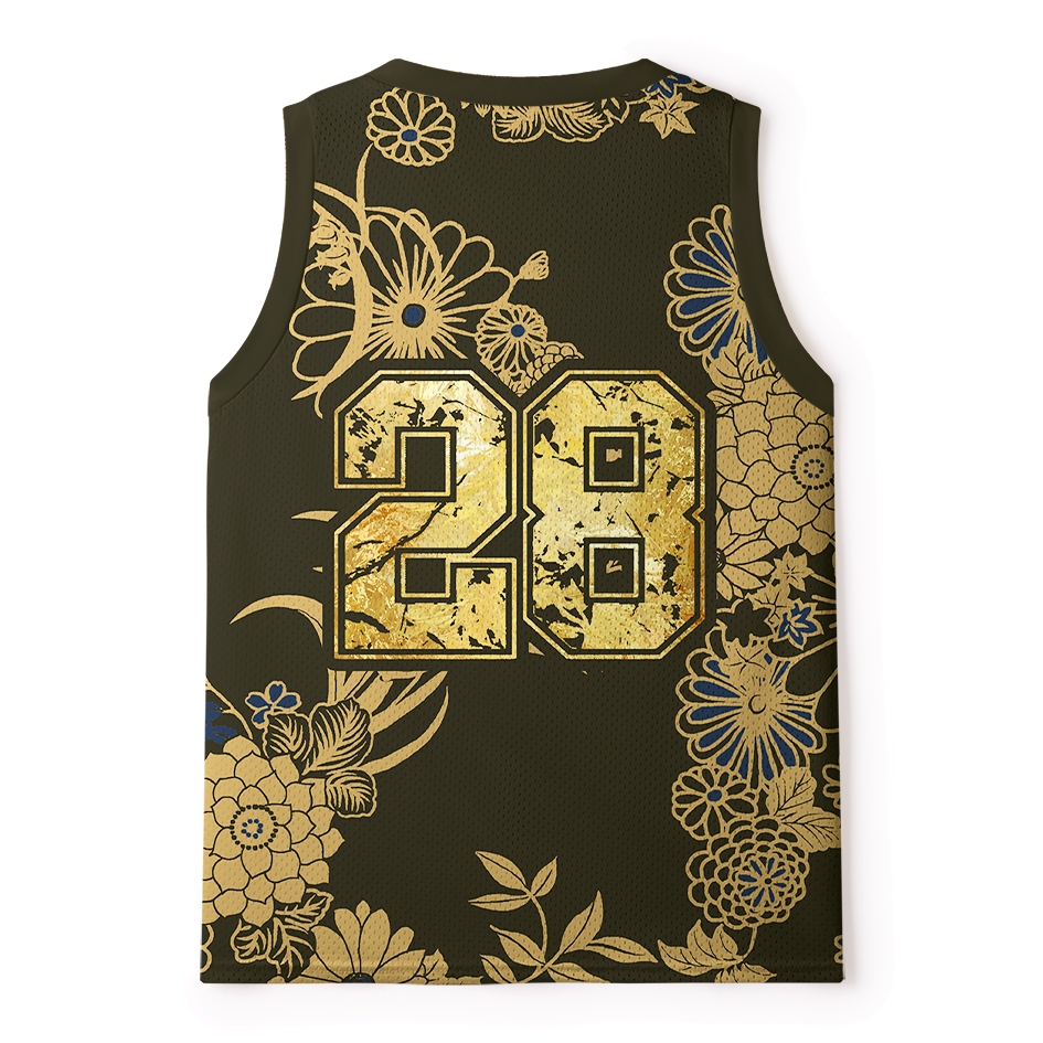 Kyoto-Lion Samurai Black Cat Mesh Tank Top