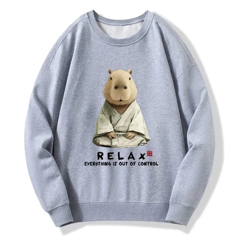 Japanese Vintage Capybara Sweatshirt Trendy