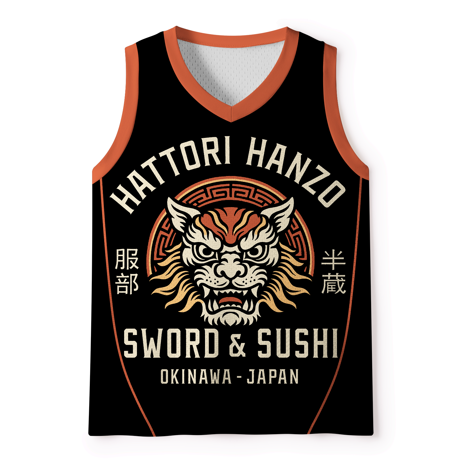 Japanese Shogun Mesh Tank Top for Gym