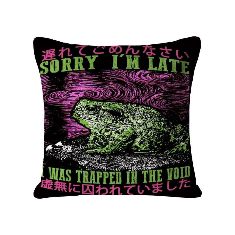 Kyoto Lion Frog Void Pillow