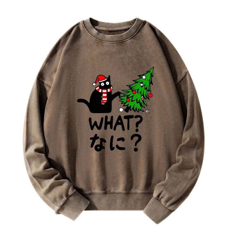 vintage japanese cat sweatshirt gift