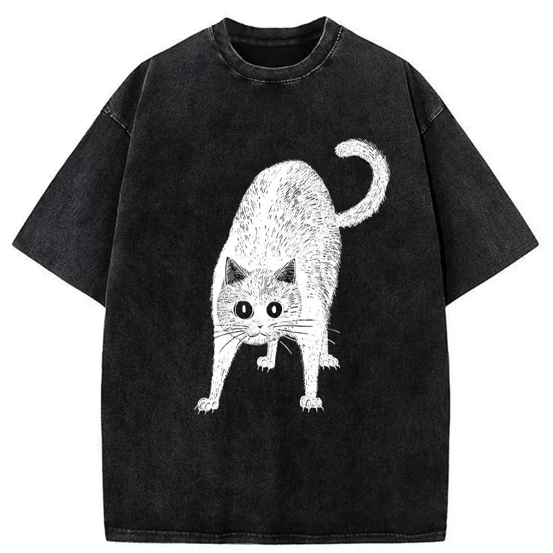 Best Seller Unisex Cotton Cat T-Shirt for Summer