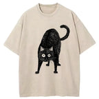 Best Seller Unisex Cotton Cat T-Shirt for Summer