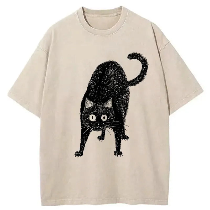 Best Seller Unisex Cotton Cat T-Shirt for Summer