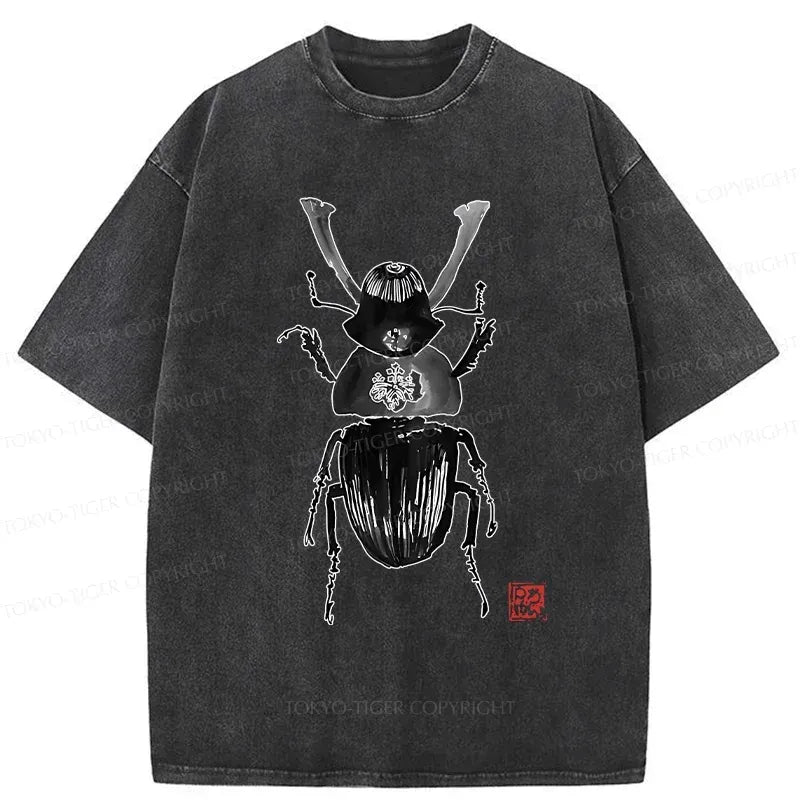 Japanese Vintage Washed T-Shirt for Streetwear