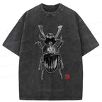 Japanese Vintage Washed T-Shirt for Streetwear