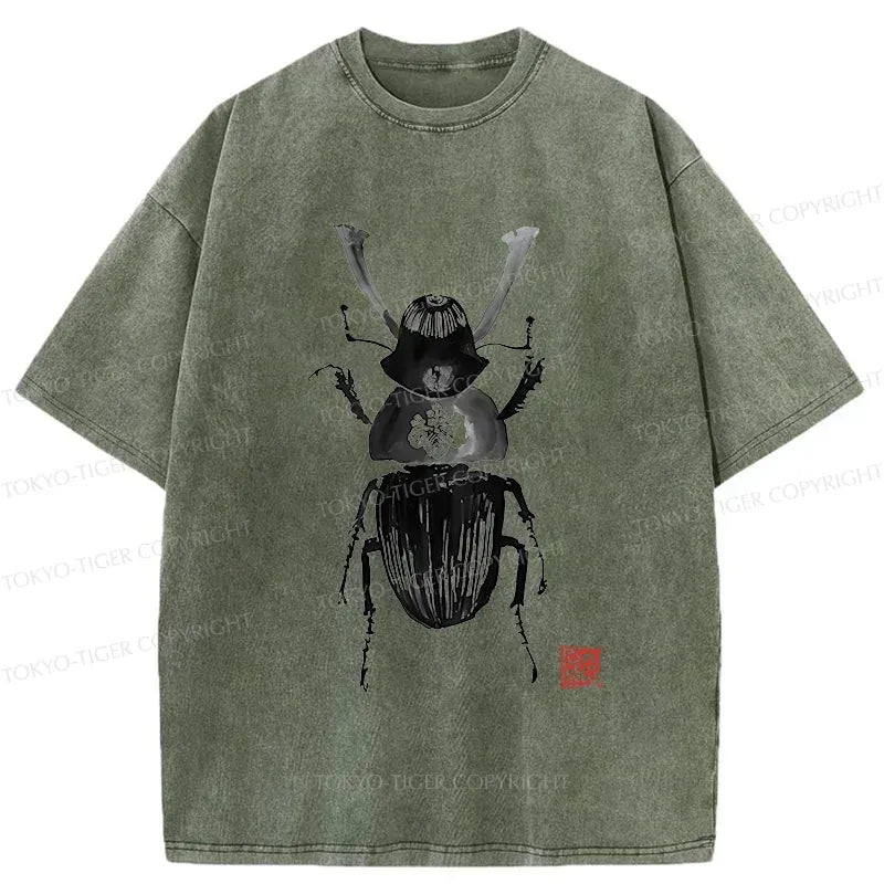 Japanese Vintage Washed T-Shirt for Streetwear