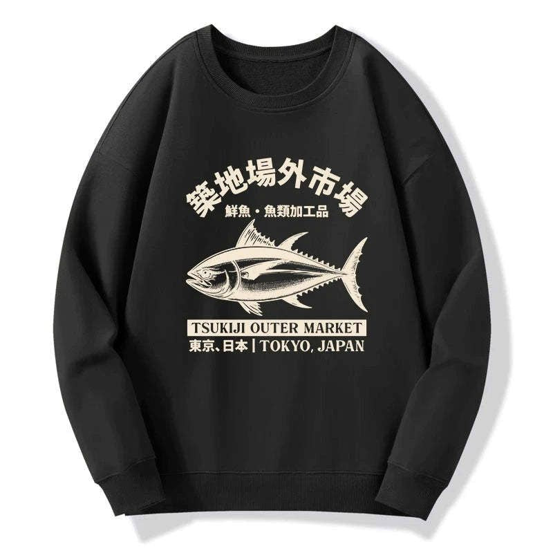 Japanese vintage sweatshirt for daily wear