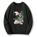 japanese koi sweatshirt for daily wear