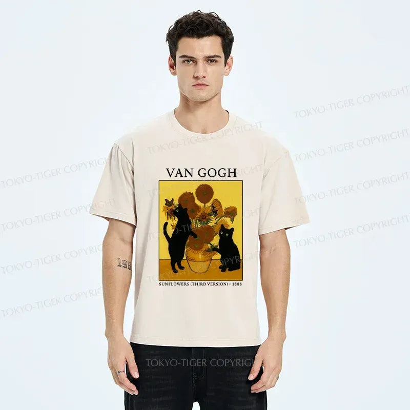 Washed vintage sunflower t-shirt best seller