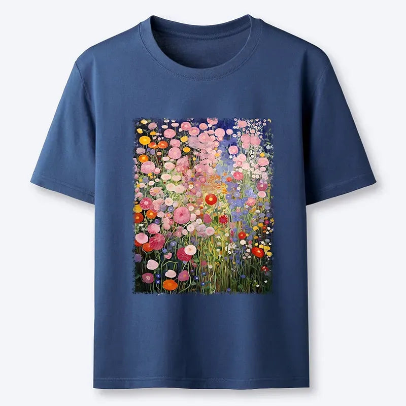 Vibrant Flower Design T-Shirt Best Seller