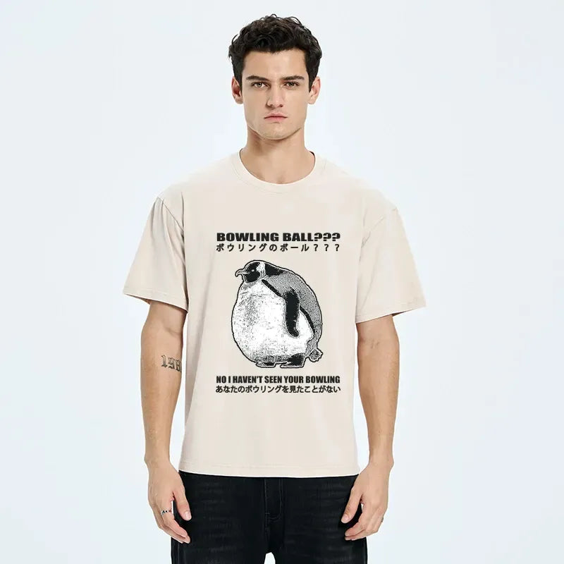 funny japanese bowling ball t-shirt on sale