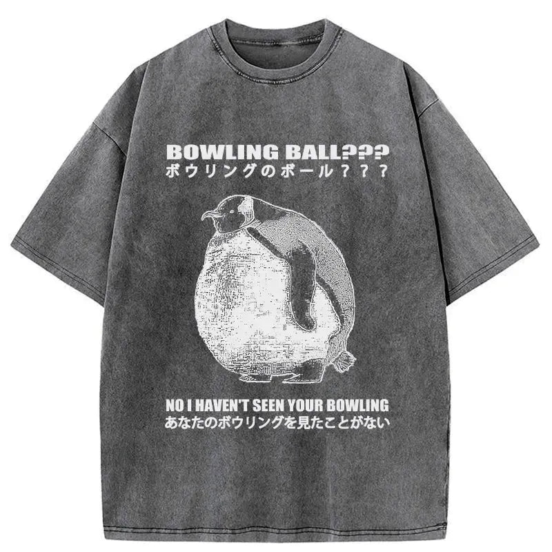 funny japanese bowling ball t-shirt on sale
