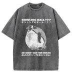 funny japanese bowling ball t-shirt on sale