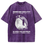 kyoto lion washed t-shirt for daily wear