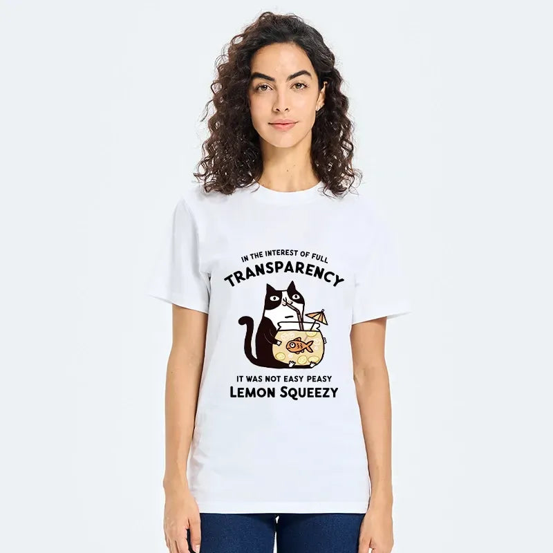 Cat stealing fishbowl t-shirt on sale