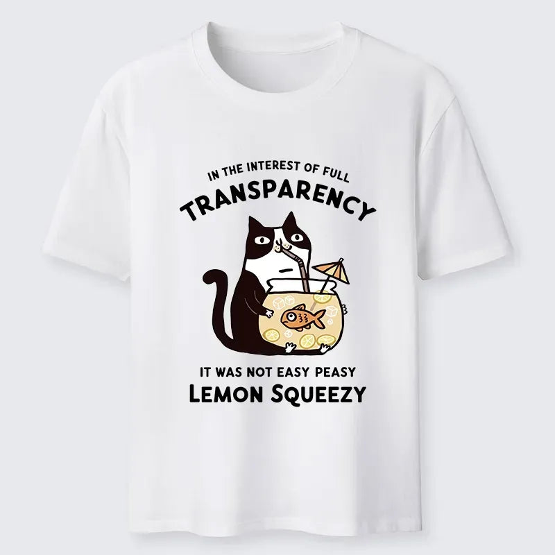 Cat stealing fishbowl t-shirt on sale