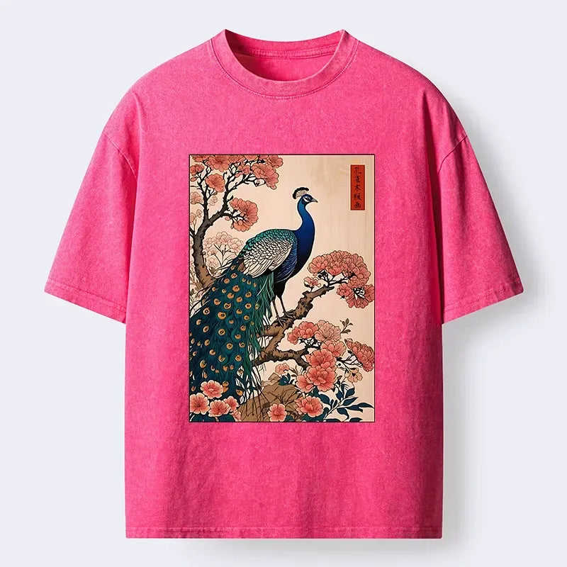 trendy ukiyoe print t-shirt for summer