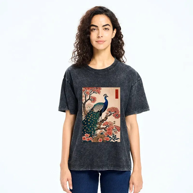 comfortable japanese art tee for casual