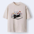 Vintage Ukiyo-e Cat Shirt for Summer