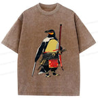 vintage ukiyo-e penguin tee for summer