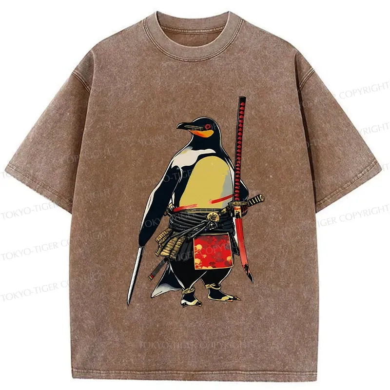 vintage ukiyo-e penguin tee for summer