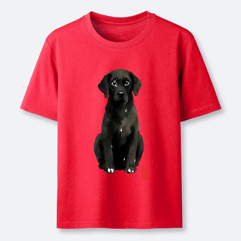 Kyoto-Lion Quirky Ink Dog Classic T-Shirt