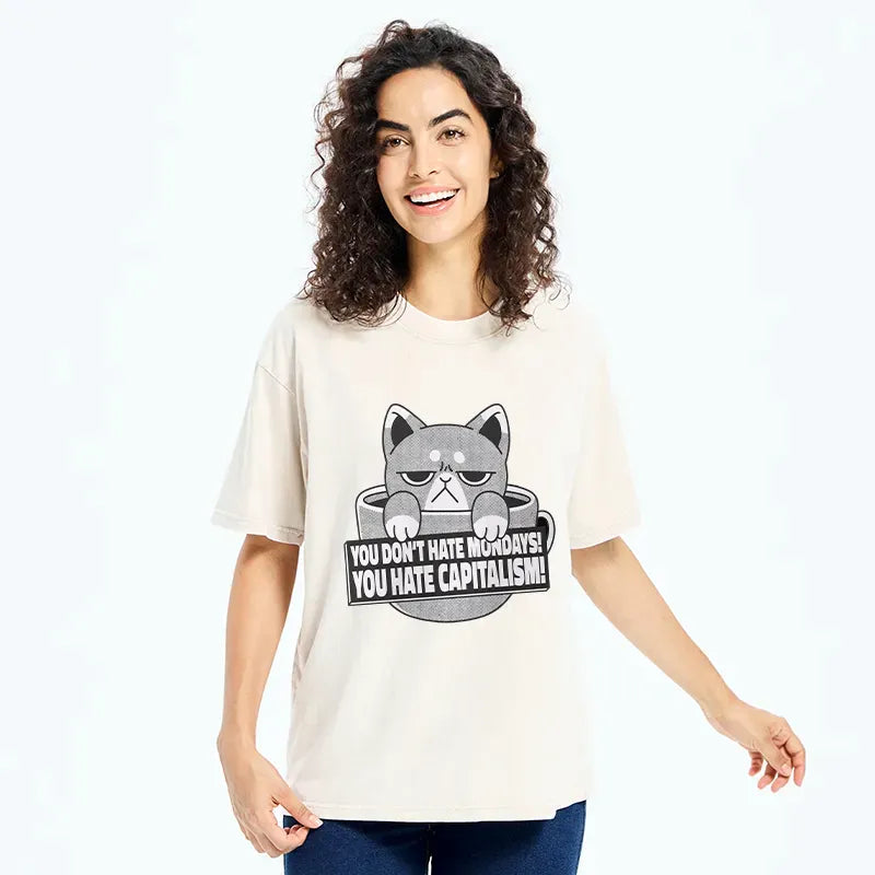 Unisex cotton t-shirt with Japanese art print
