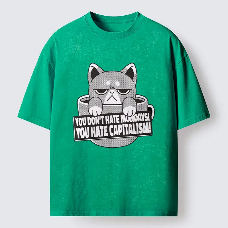 Japanese vintage washed t-shirt for daily wear