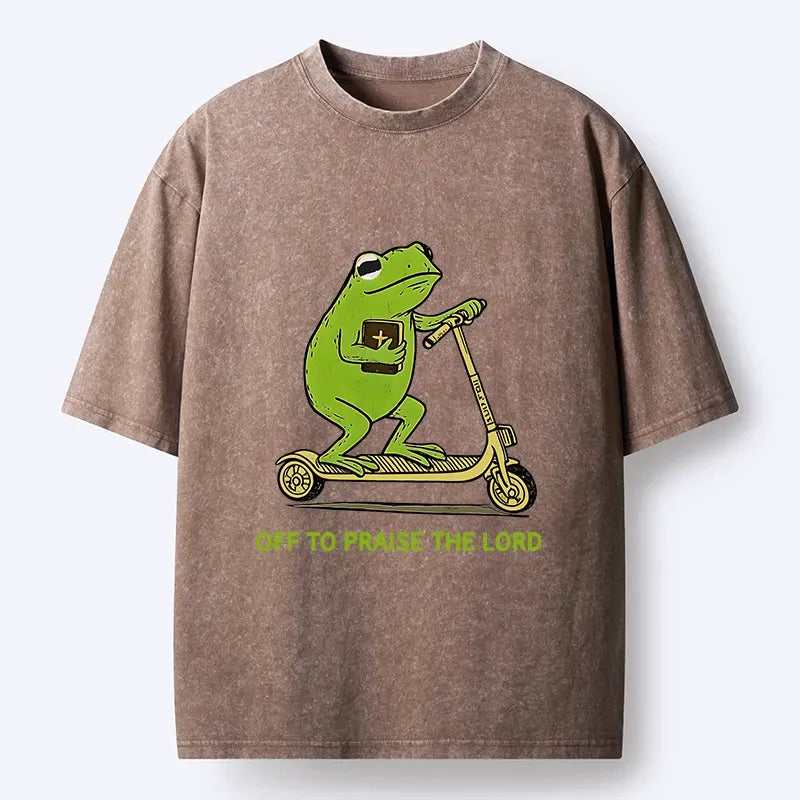 Washed Unisex Tee for Daily Wear
