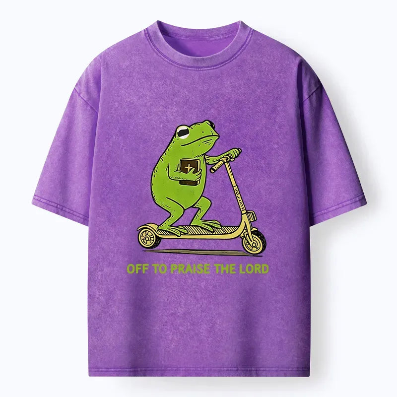 Washed Unisex Tee for Daily Wear