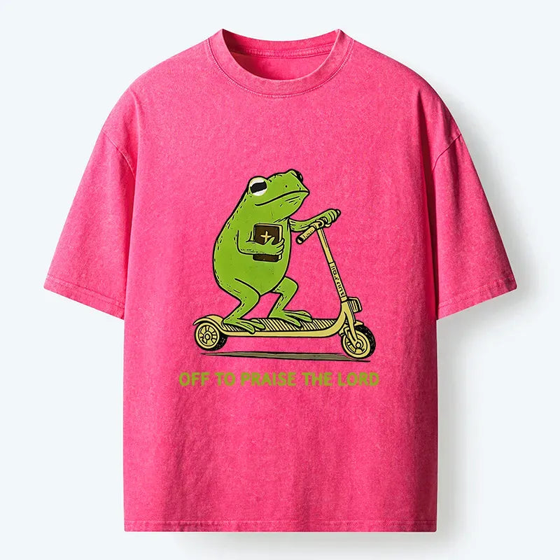 Washed Unisex Tee for Daily Wear