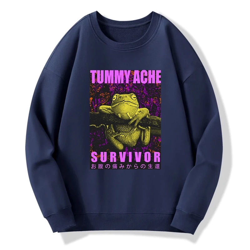 frog with stomachache sweatshirt best seller