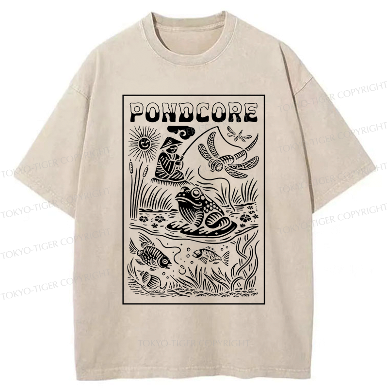 Kyoto lion pondcore tee for streetwear