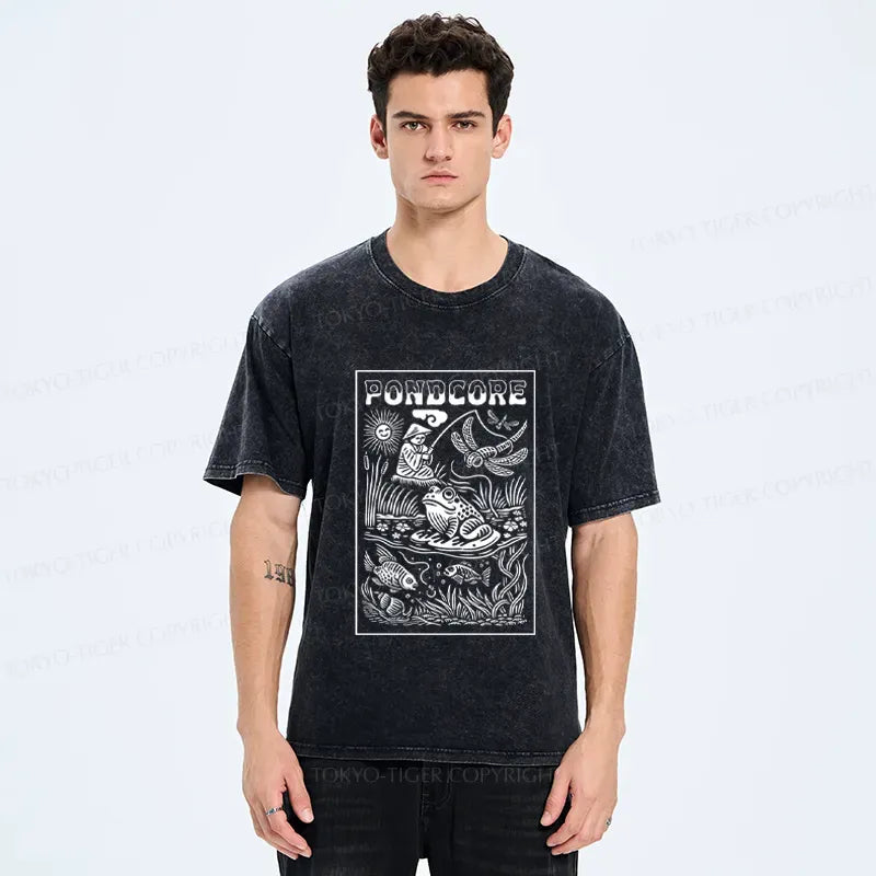 Japanese woodblock print t-shirt for summer