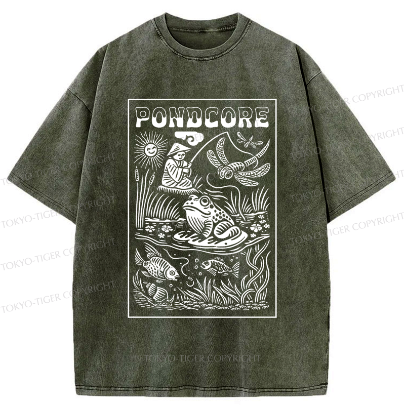 Kyoto lion pondcore tee for streetwear