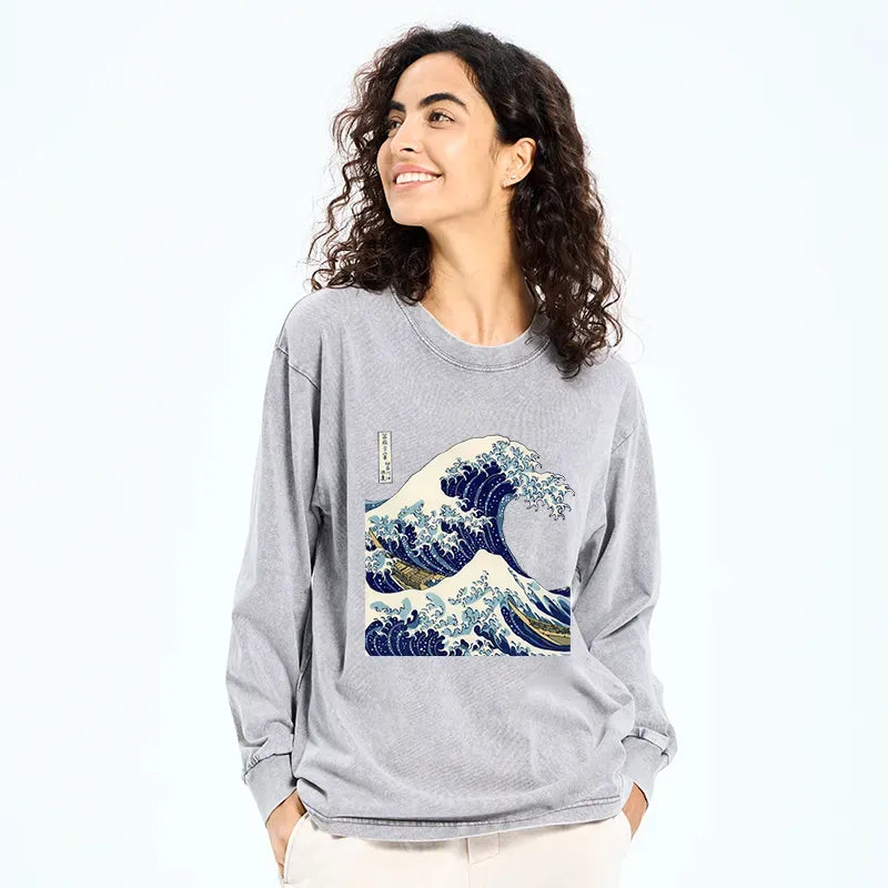Kyoto-Lion Washed Tee Free Shipping Offer