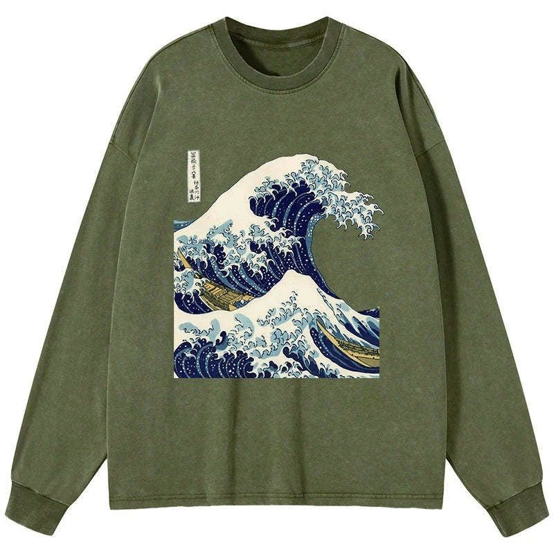 The Great Wave Ukiyo-e Tee for Men