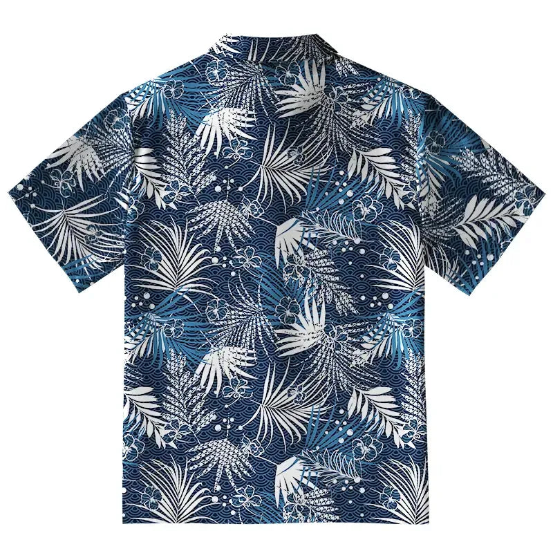 Kyoto Lion Japanese Shirt for Summer Vacation