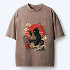 Japanese washed t-shirt gift for him