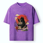 Japanese washed t-shirt gift for him