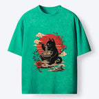 Kyoto lion cherry blossom art comfortable t-shirt