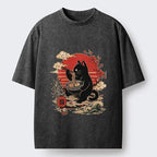 Japanese washed t-shirt gift for him