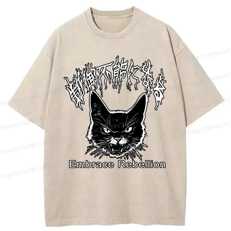 Japanese washed t-shirt for everyday wear