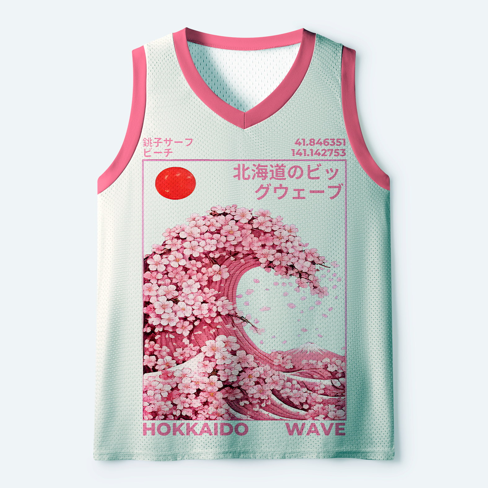 Hokkaido Wave Tank Top for Summer