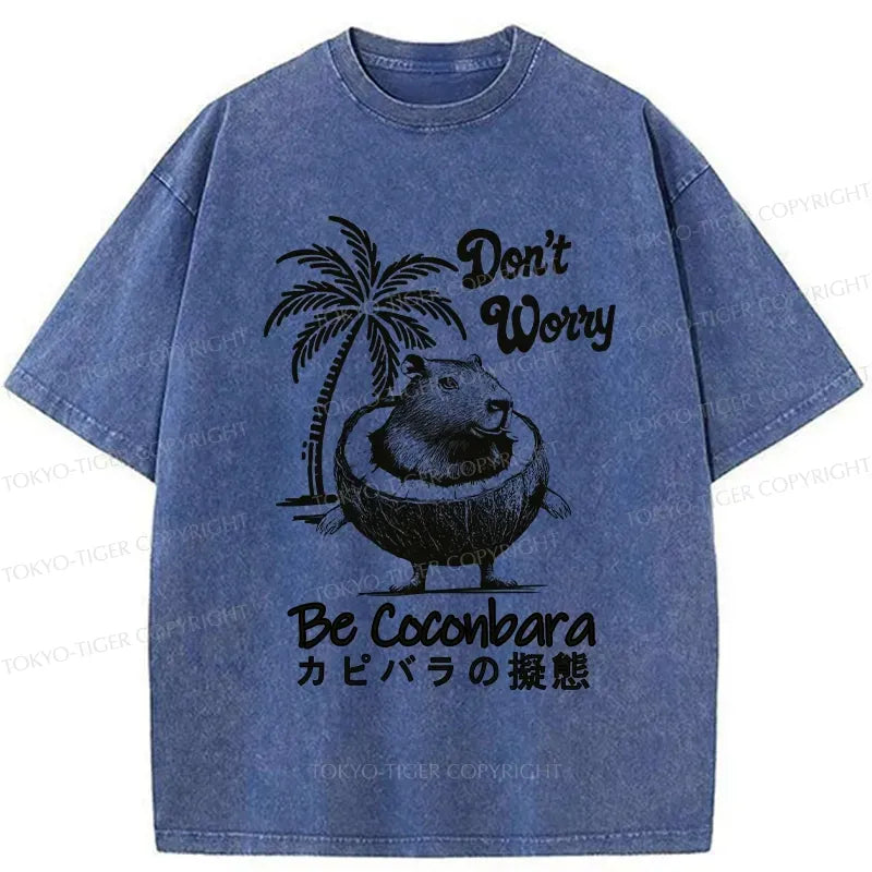 Japanese Washed T-Shirt for Streetwear