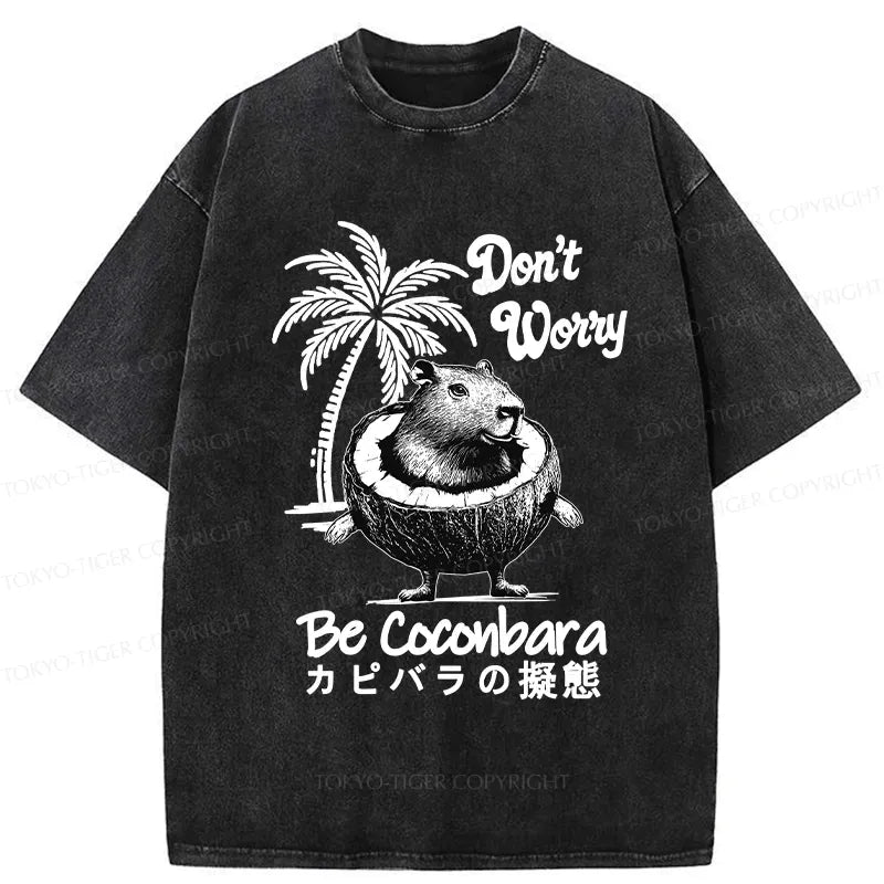 Japanese Washed T-Shirt for Streetwear