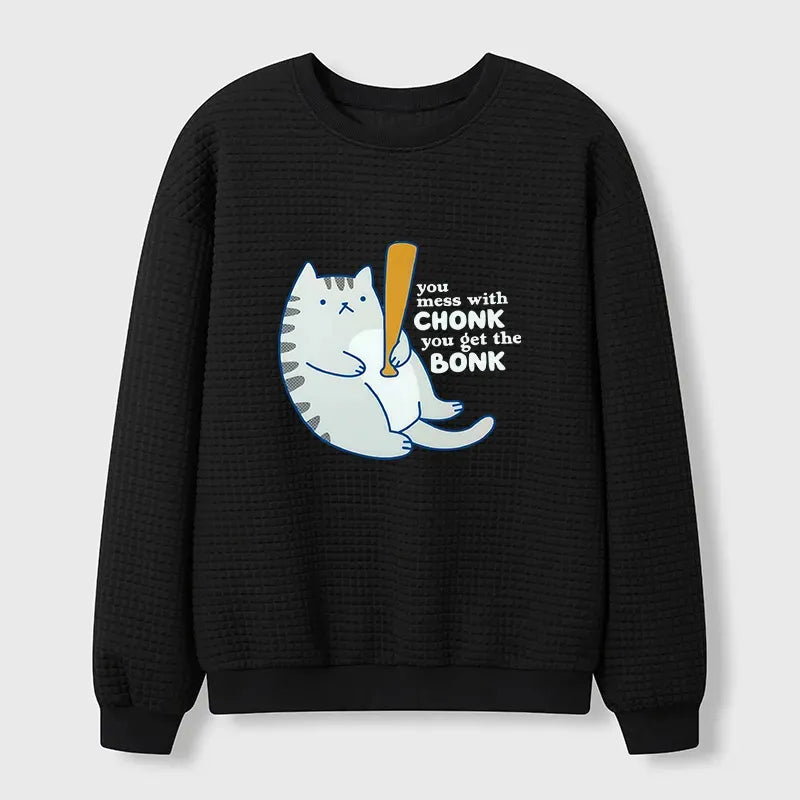 Funny Japanese Cat Sweatshirt for Everyday Wear