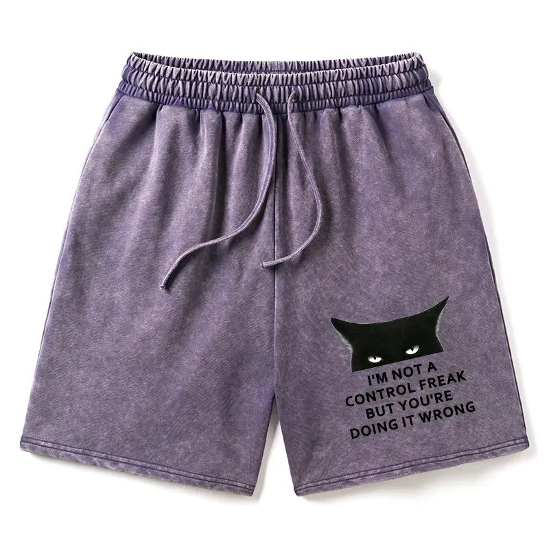 Kyoto Lion Unisex Shorts Summer Style