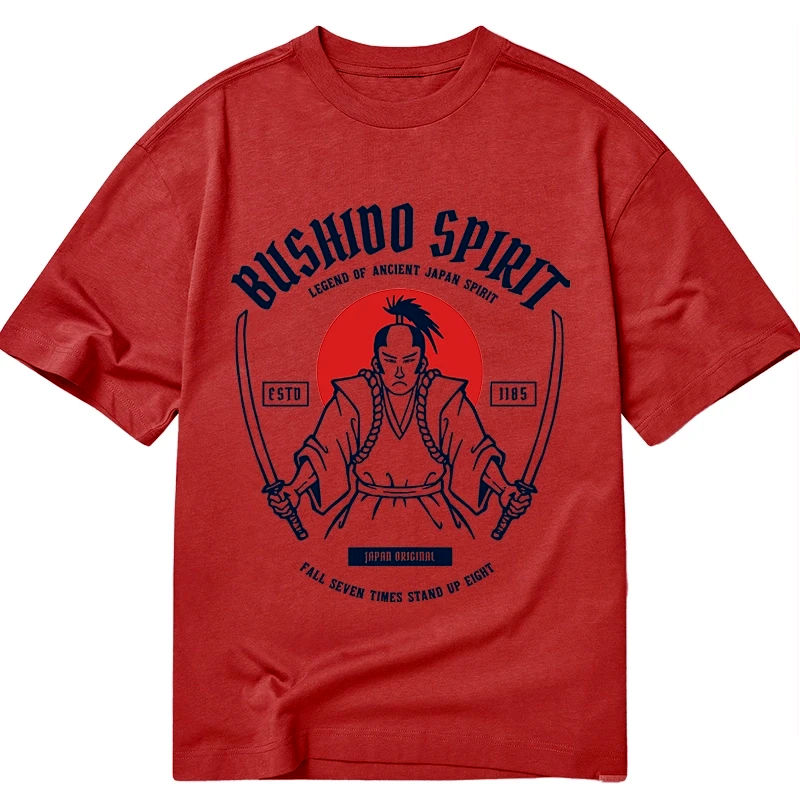 japanese samurai t-shirt for streetwear